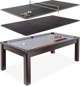 Mesa Multifuncional 3 En 1 Mesa Pool Comedor Ping Pong modelo SUM-8447K3