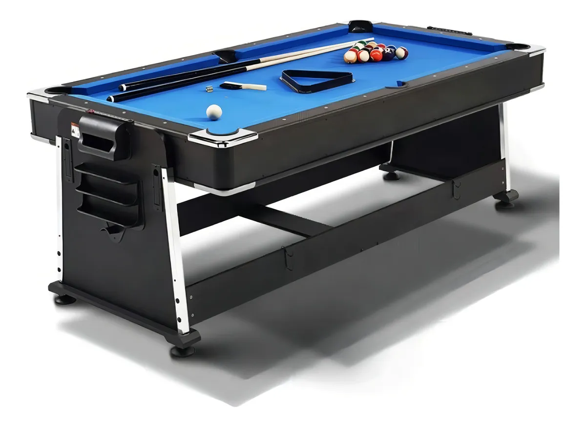 Mesa Multijuego 4 en 1 De Pool, Tejo de Aire, Ping Pong y Mesa Comedor o Juegos 3 Mesa Multijuego 4 en 1 De Pool, Tejo de Aire, Ping Pong y Mesa Comedor o Juegos - Imagen 3
