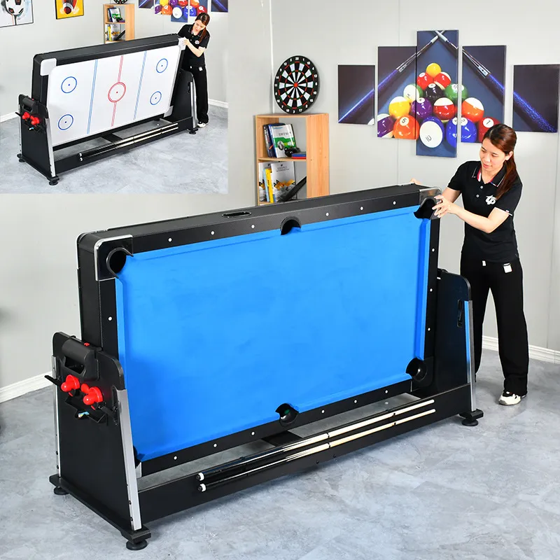 Mesa Multijuego 4 en 1 De Pool, Tejo de Aire, Ping Pong y Mesa Comedor o Juegos 4 Mesa Multijuego 4 en 1 De Pool, Tejo de Aire, Ping Pong y Mesa Comedor o Juegos - Imagen 4